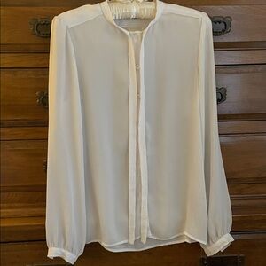 Michael Kors Cream Button-Up Blouse